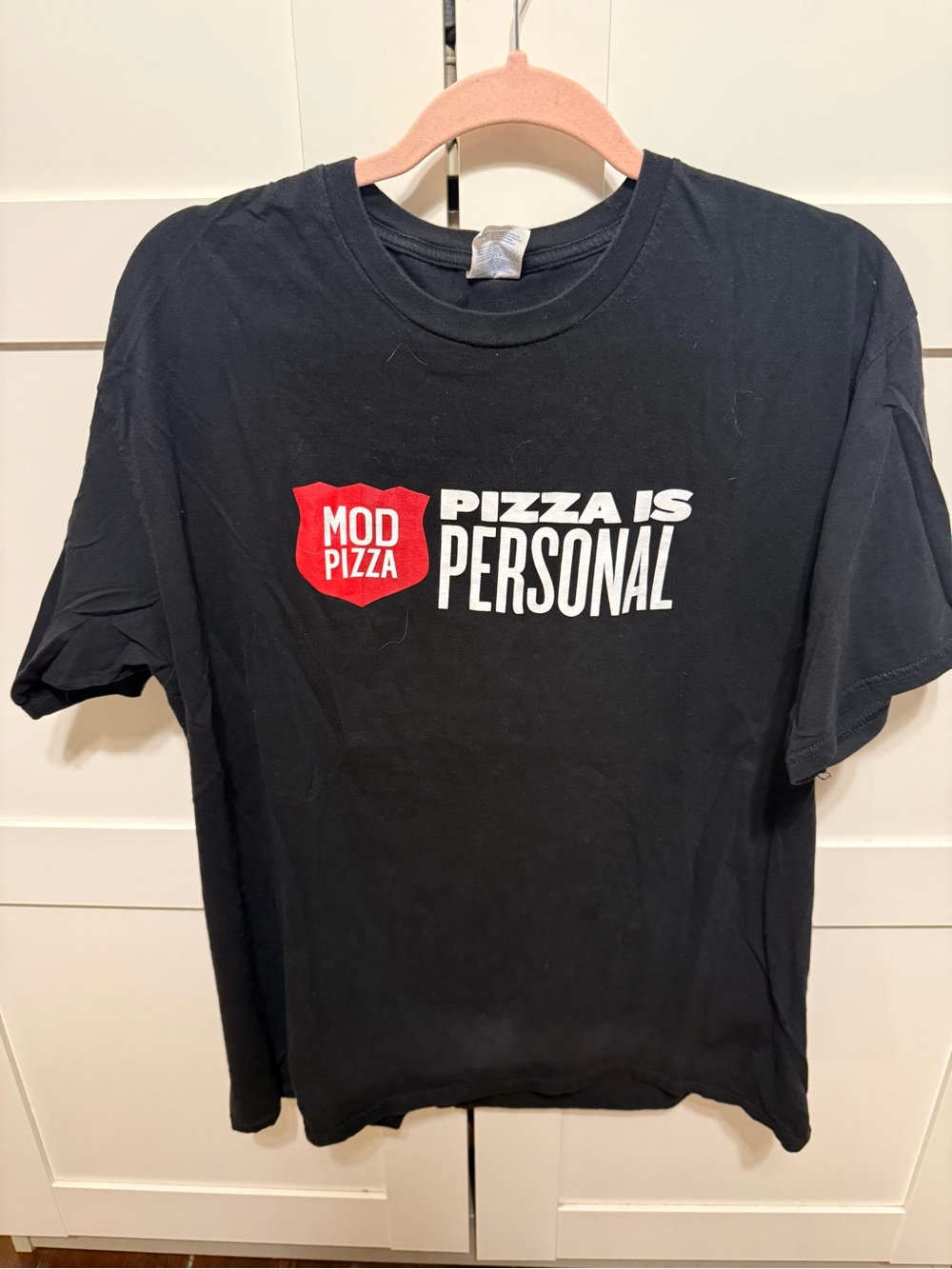 Mod Pizza Black Graphic 'Pizza Is Personal' Tee